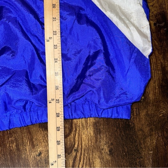 Maggie Barnes Jacket Womens XL 1X White Nylon Vintage Sun Hoodie Windbreaker - Picture 9 of 9